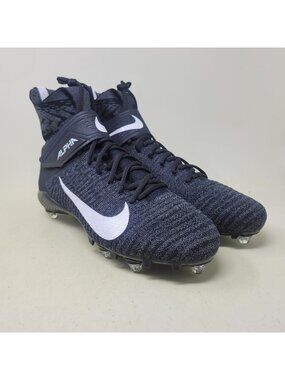 Nike Alpha Menace Elite 2 Black/White Football Cleats Men's Size 16 CI1530-001